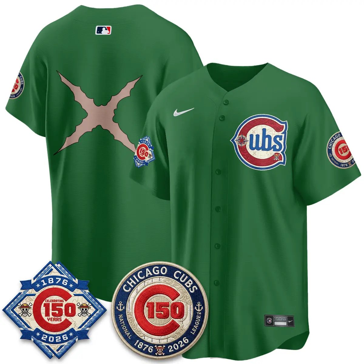 CHC x Japanese Cartoon Limited Jersey - Stitched by Chicago Cubs