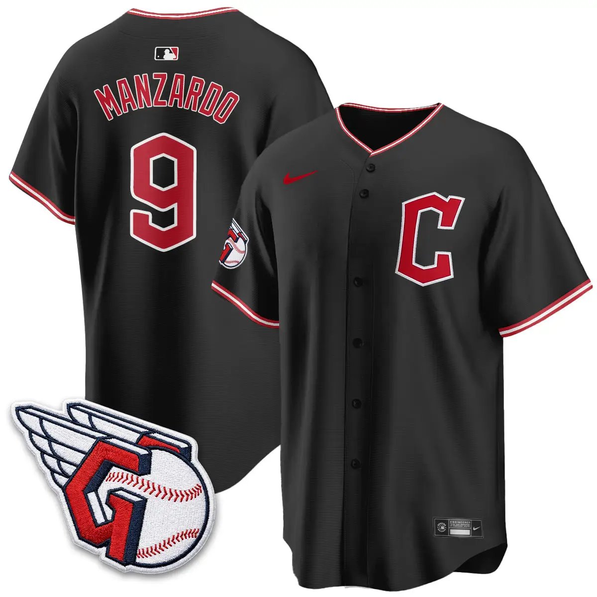 CLE 2026 Black Out Style Limited Vapor Jersey - All Stitched by Cleveland Guardians