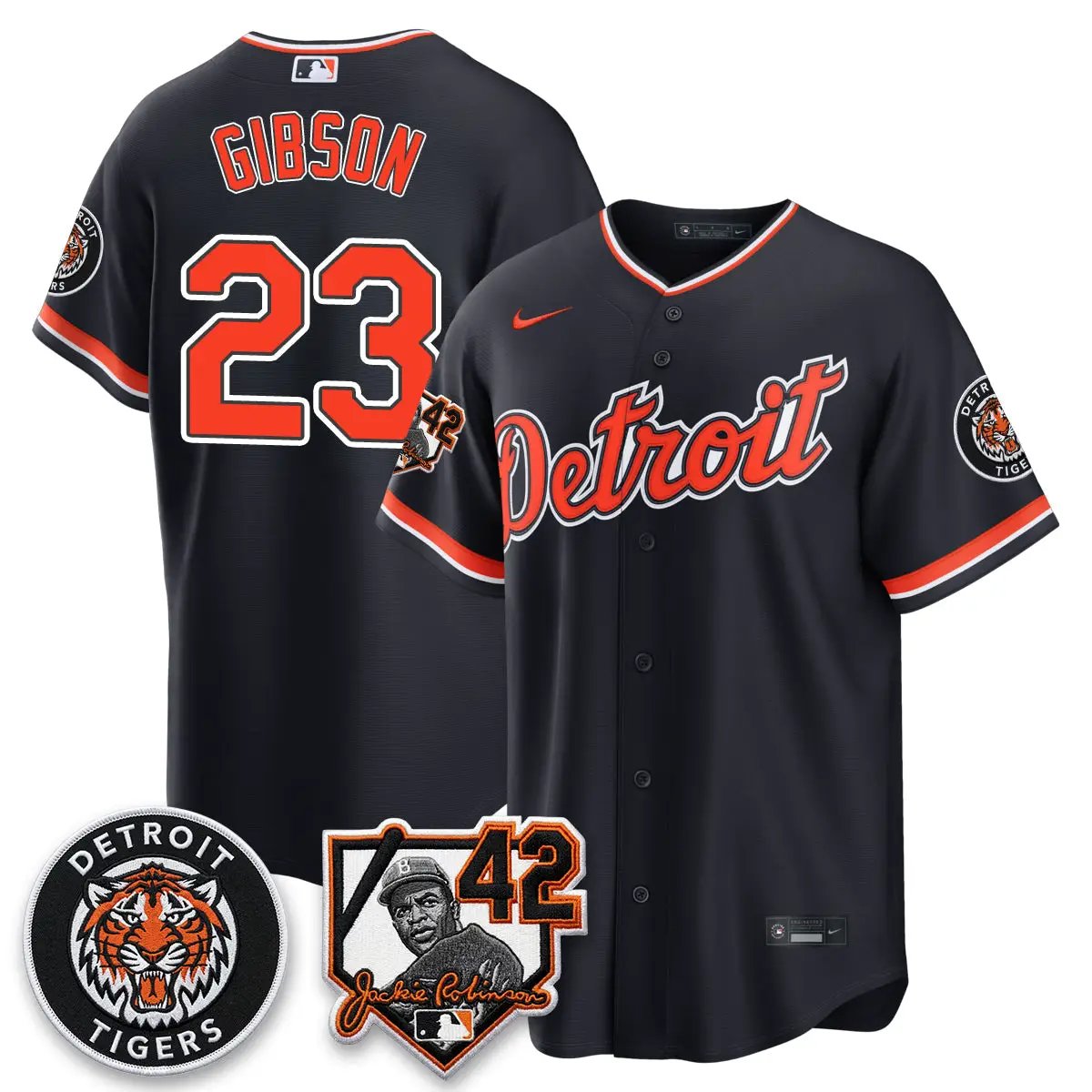 Detroit Tigers 2026 Jackie Robinson Day Vapor Limited Jersey - All Stitched by Detroit Tigers