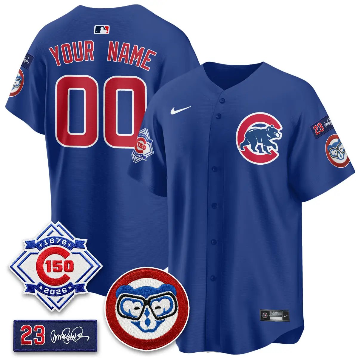 CHC 150th Anniversary Holy Cow Vapor Premier Limited Custom Jersey - All Stitched by Chicago Cubs