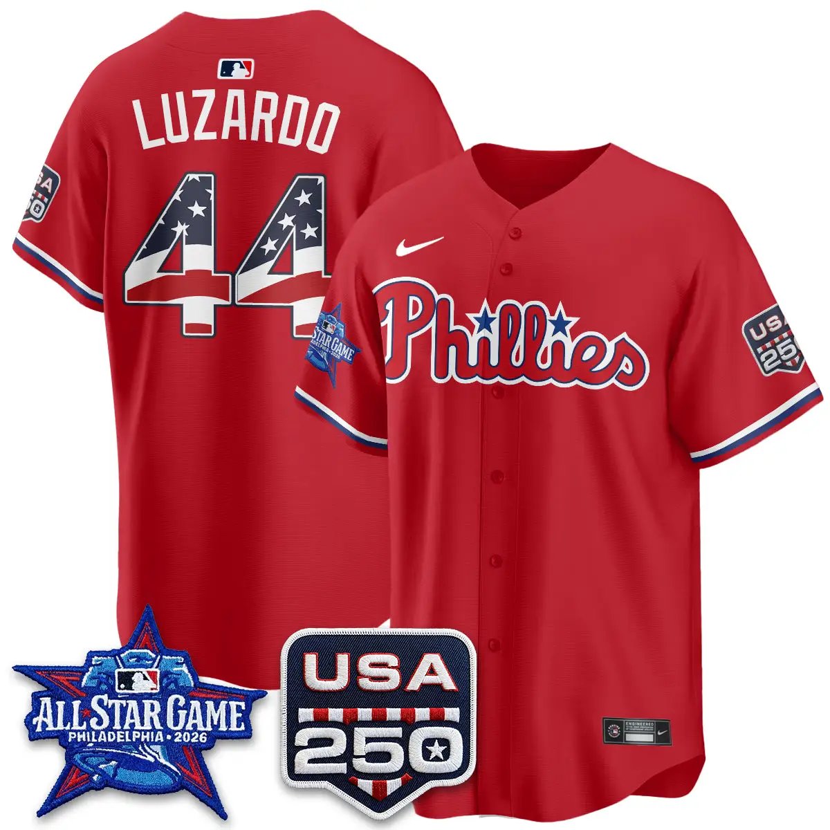 PHI 2026 All Star Edition Vapor Jersey - Stitched by Philadelphia Phillies