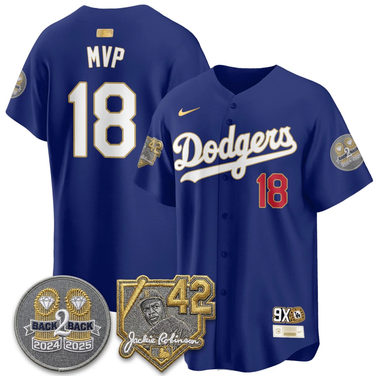 Los Angeles Dodgers - 2026 Jackie Robinson Day Vapor Limited Jersey - All Stitched by Los Angeles Dodgers