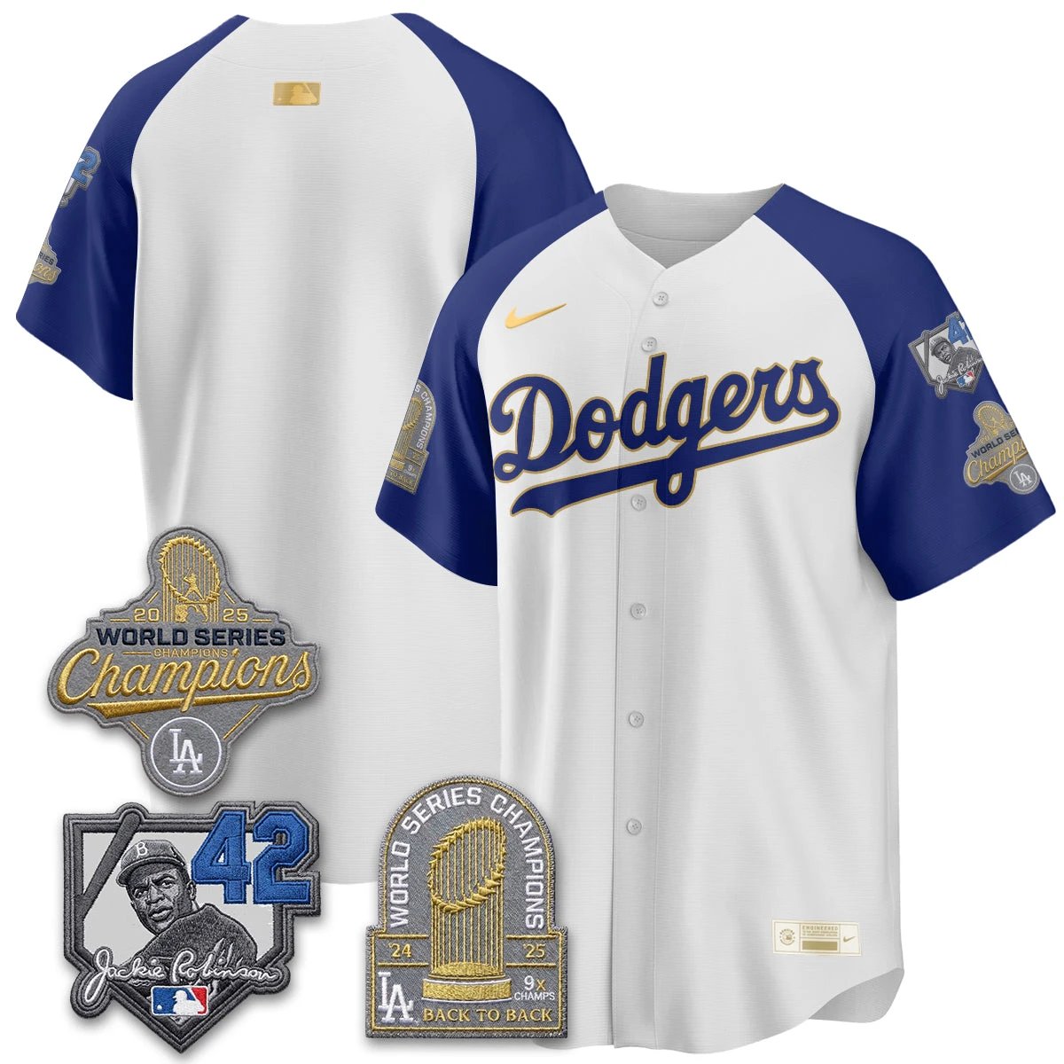 LAD 2026 Jackie Robinson New Era Vapor Limited Jersey - All Stitched by Los Angeles Dodgers