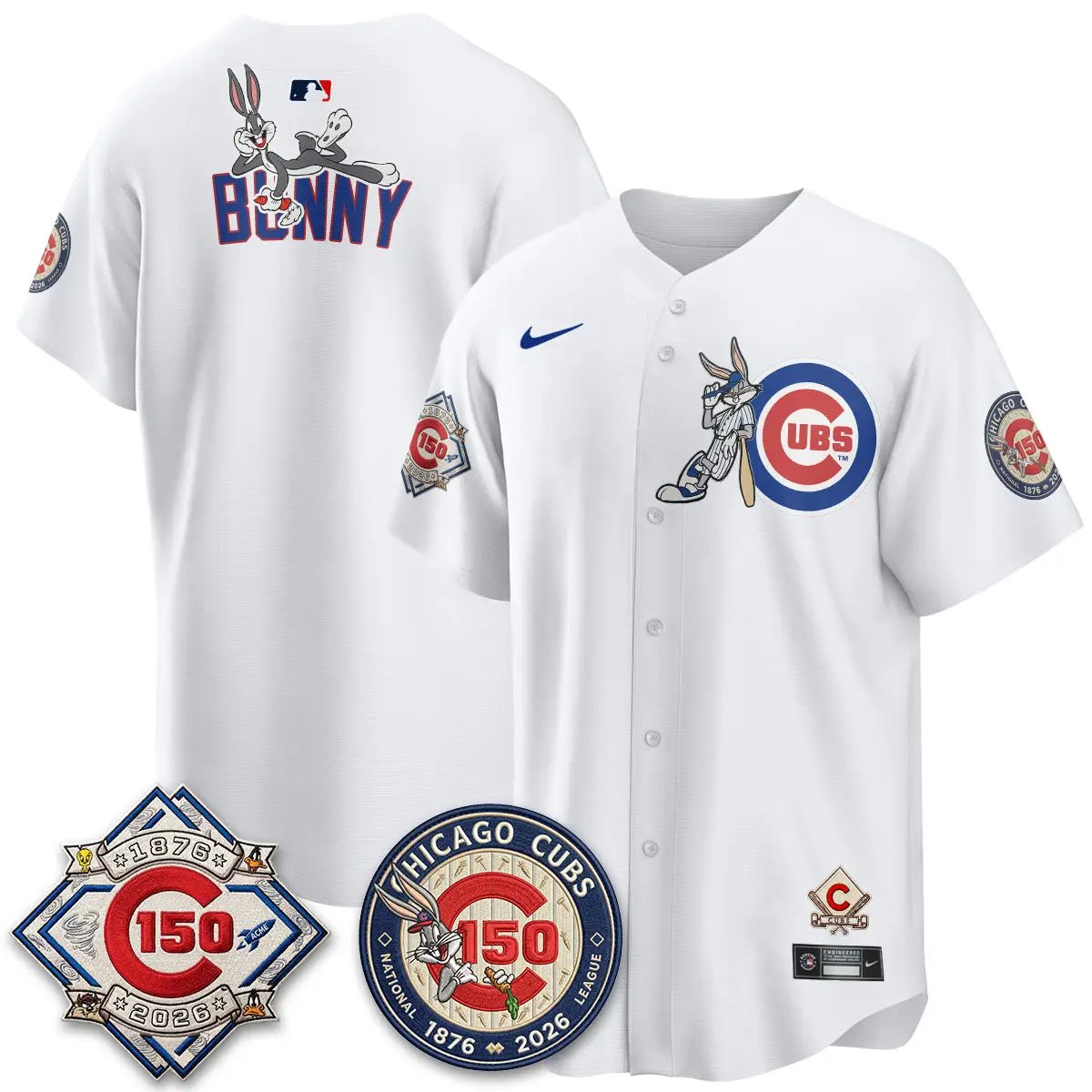 CHC x Bunny Vapor Premier Limited Jersey - Stitched by Chicago Cubs