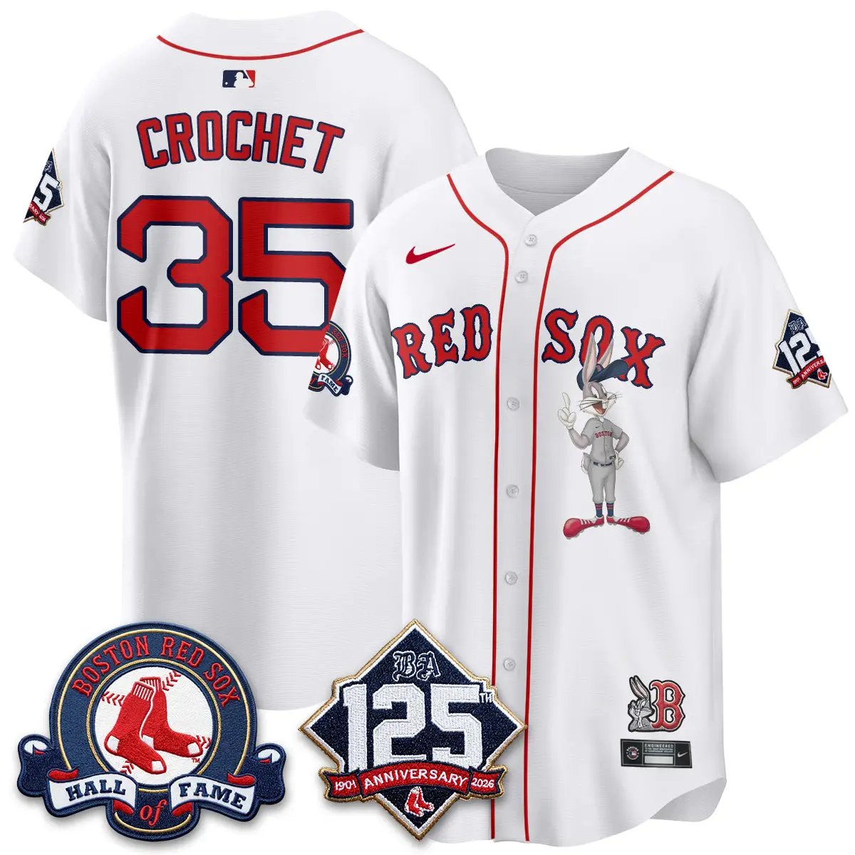 BOS x Bunny Vapor Premier Limited Jersey - Stitched by Boston Red Sox