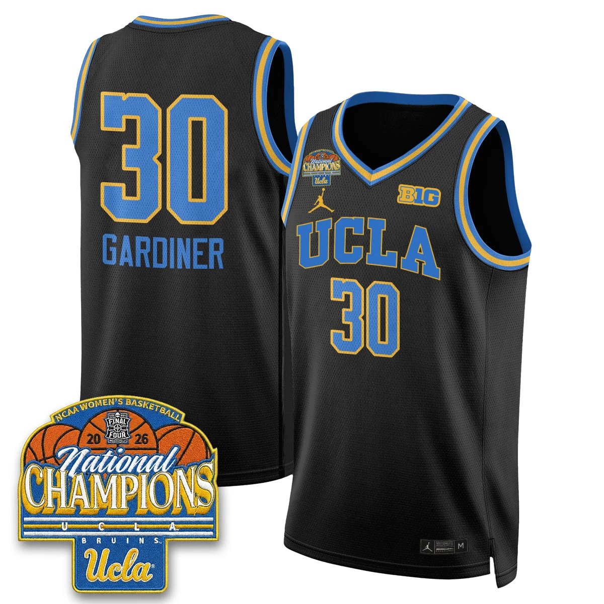 UCLA Women's Basketball National Champion 2026 Limited Jersey - All Stitched by UCLA