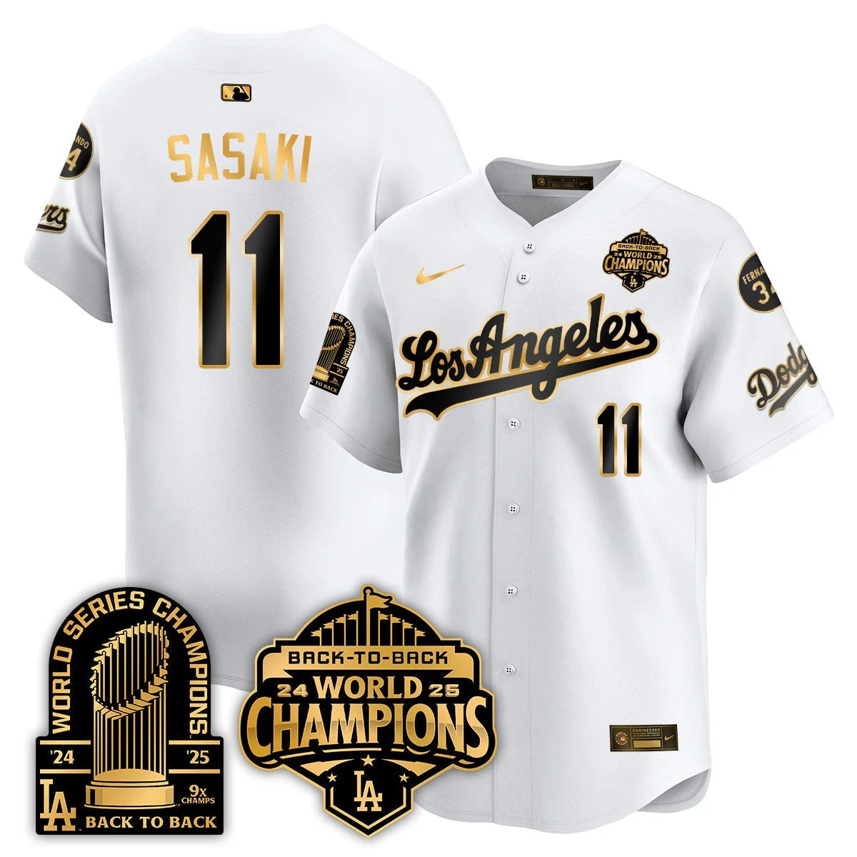 LAD Alternate Vapor Limited Jersey - 9x Champs - All Stitched by Los Angeles Dodgers