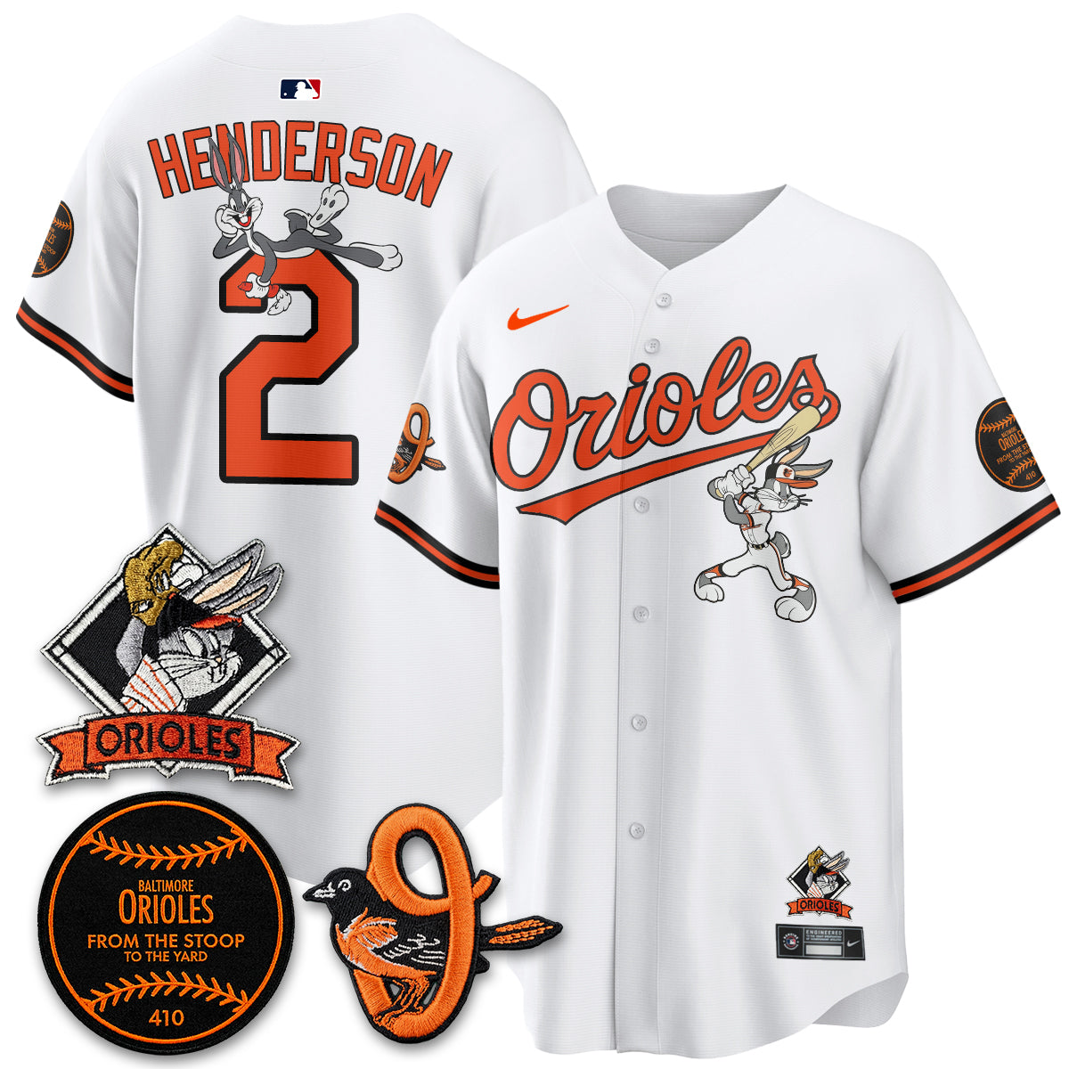 BAL x Bunny Vapor Premier Limited Jersey - Stitched by Baltimore Orioles