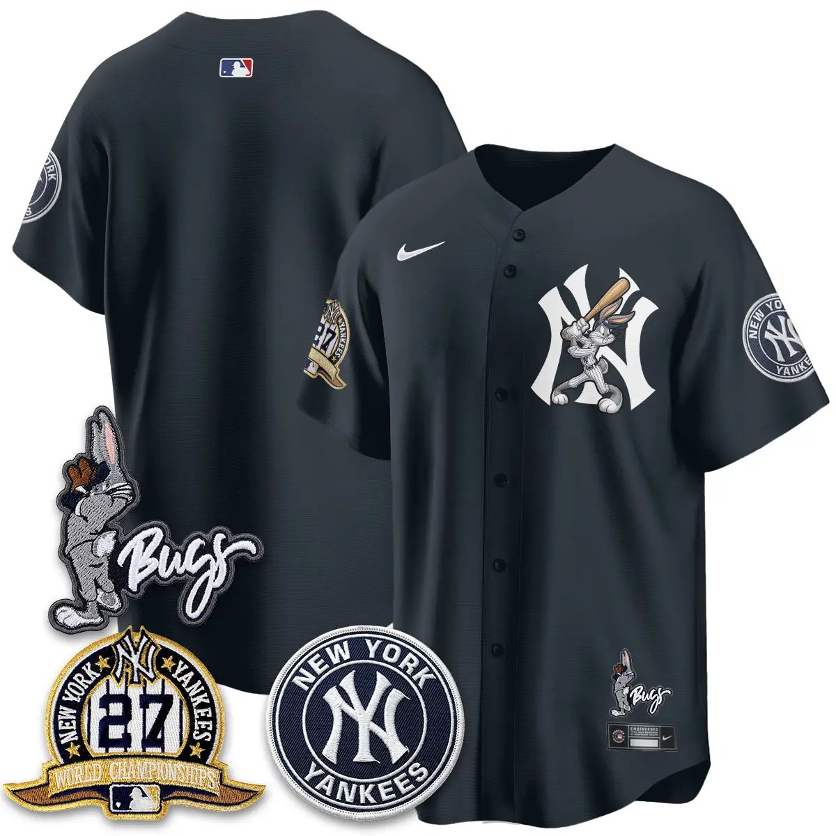 NYY Bunny Vapor Limited Jersey - All Stitched by New York Yankees