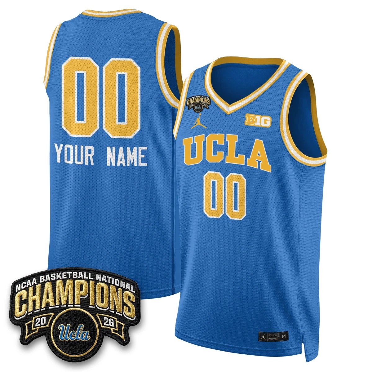 UCLA Women's Basketball Champion 2026 Limited Custom Jersey - All Stitched by UCLA