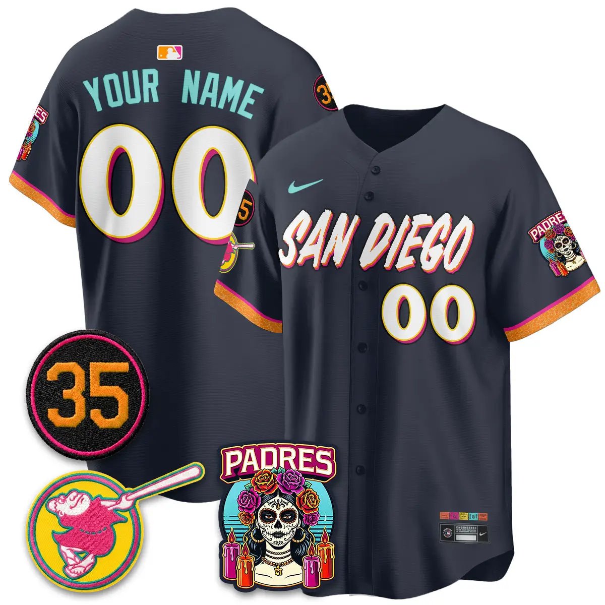 SD 2026 City Connect Vapor Premier Limited Custom Jersey - All Stitched V2 by San Diego Padres