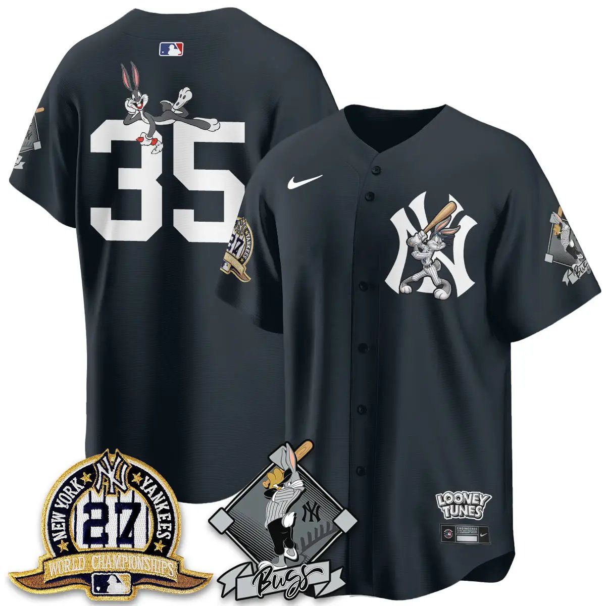 NYY Bunny Vapor Limited Jersey V2- Stitched by New York Yankees