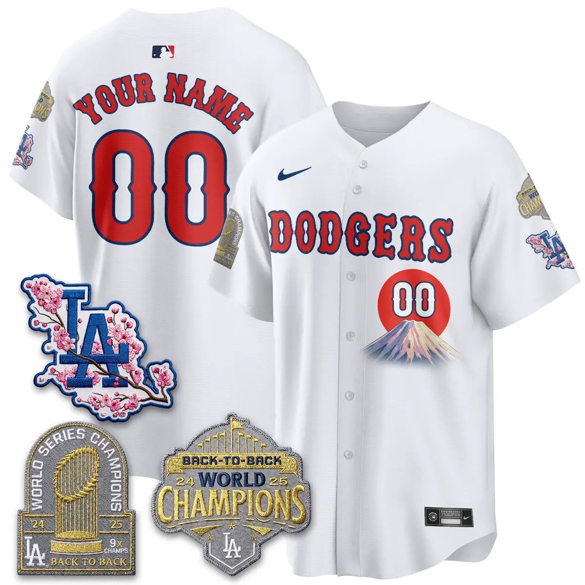 Los Angeles Dodgers Japanese Heritage Night 2026 Custom Jersey - All Stitched V2 by Los Angeles Dodgers