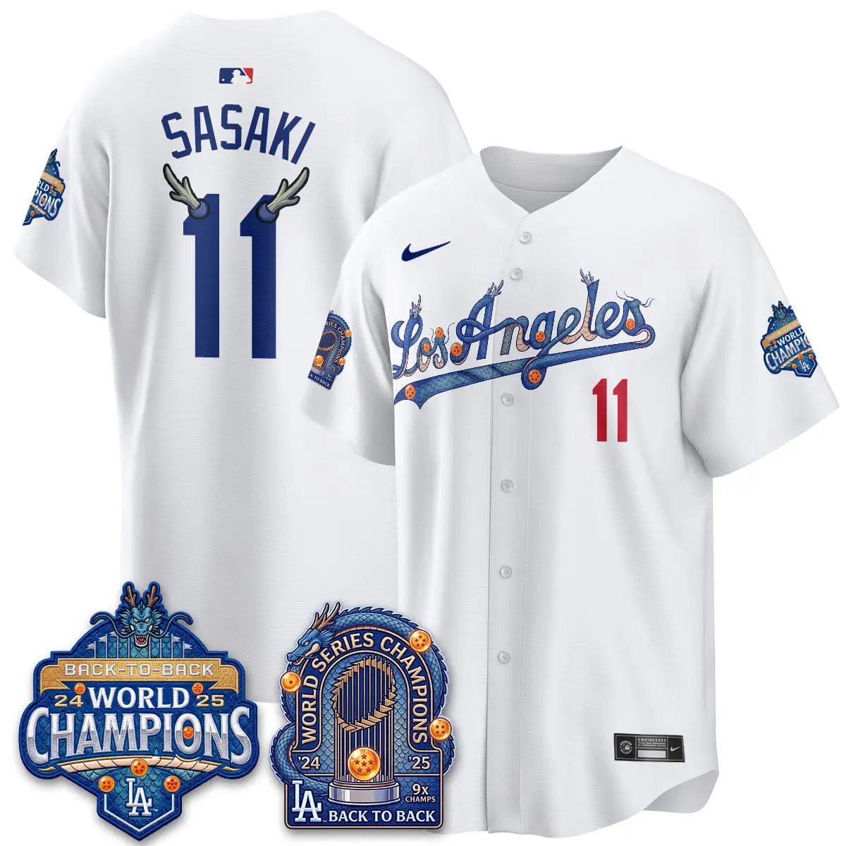 LAD x DB Night 2026 Vapor Jersey - Stitched by Los Angeles Dodgers