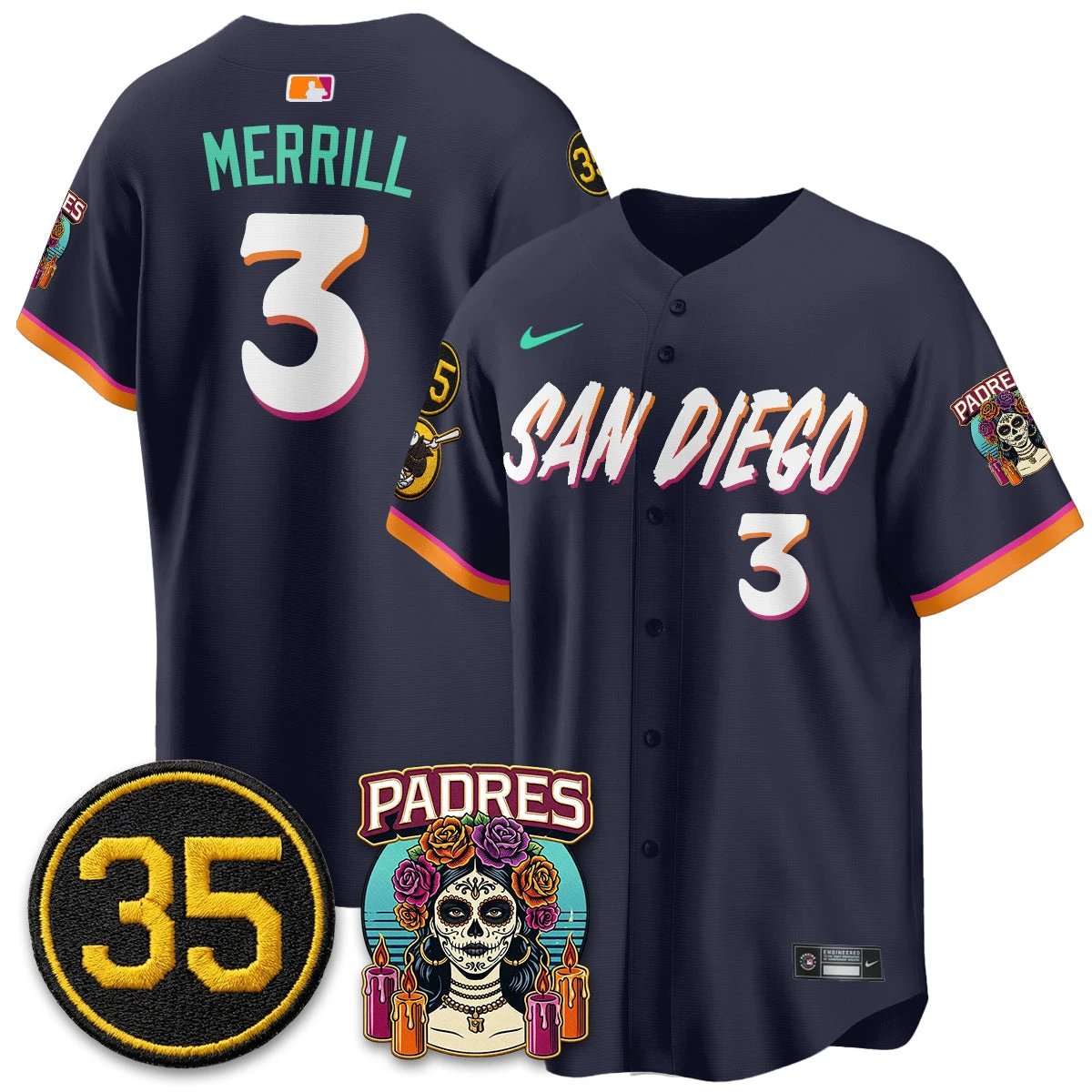 San Diego Padres 2026 City Connect - Remembering Randy Jones Vapor Limited Jersey - All Stitched by San Diego Padres