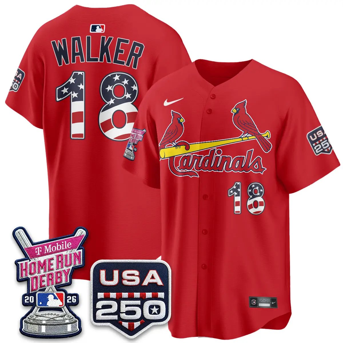 The Lou 2026 Power Derby Champion Jersey - Stitched by St. Louis Cardinals