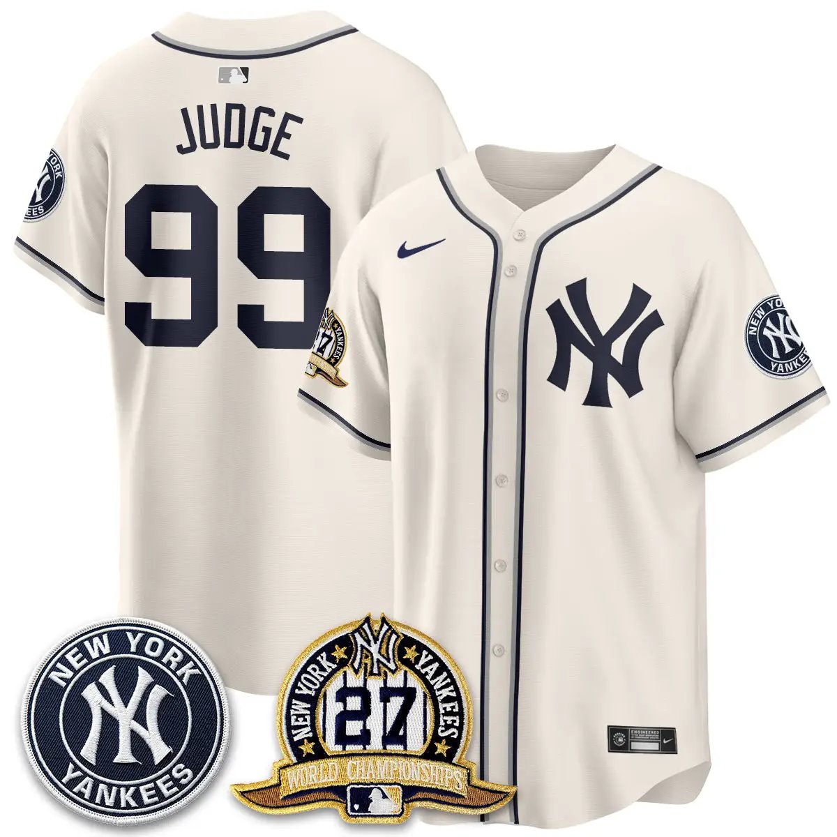 New York Yankees 2026 Black Out Style Vapor Limited Jersey - All Stitched by New York Yankees