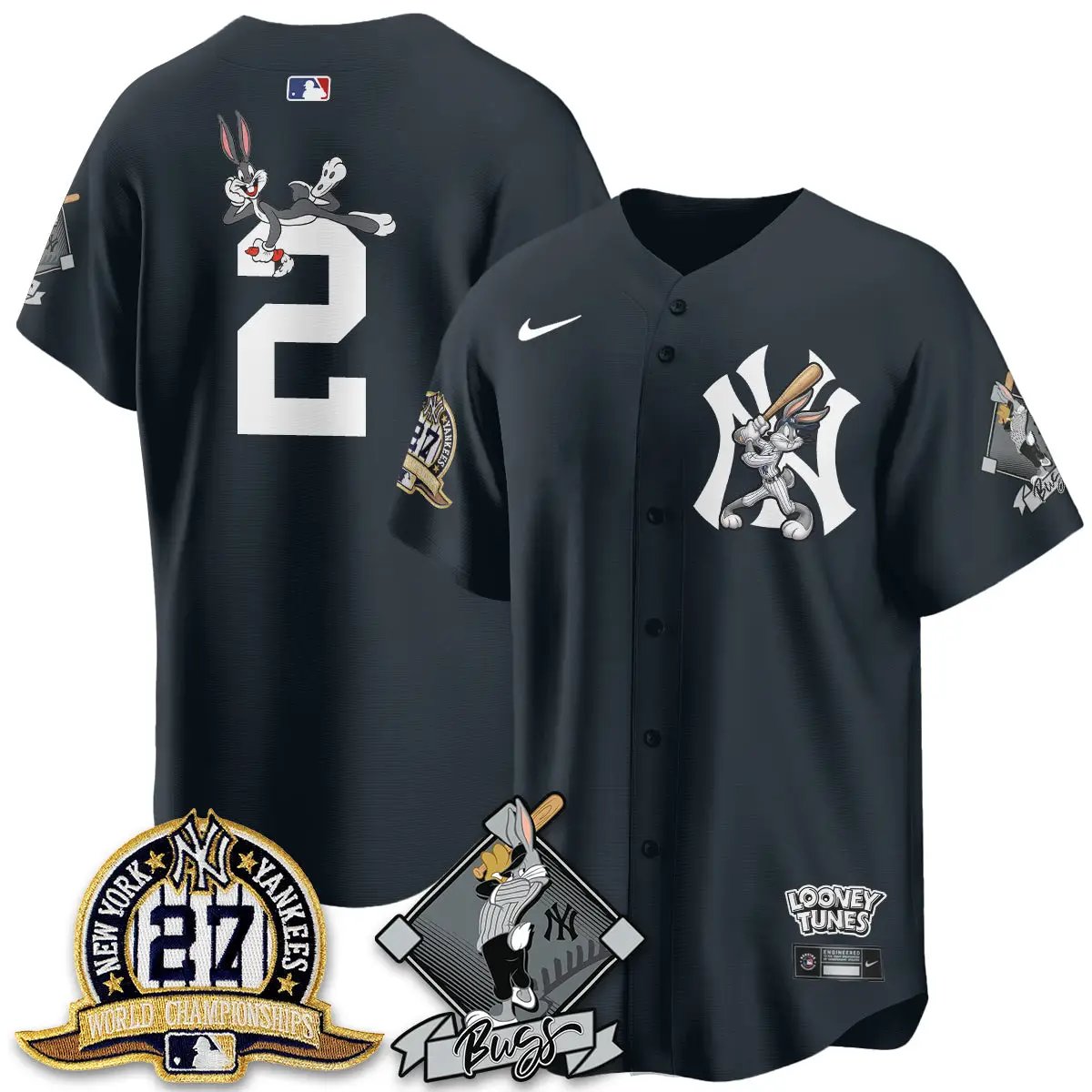 NYY Bunny Vapor Limited Jersey V2- Stitched by New York Yankees