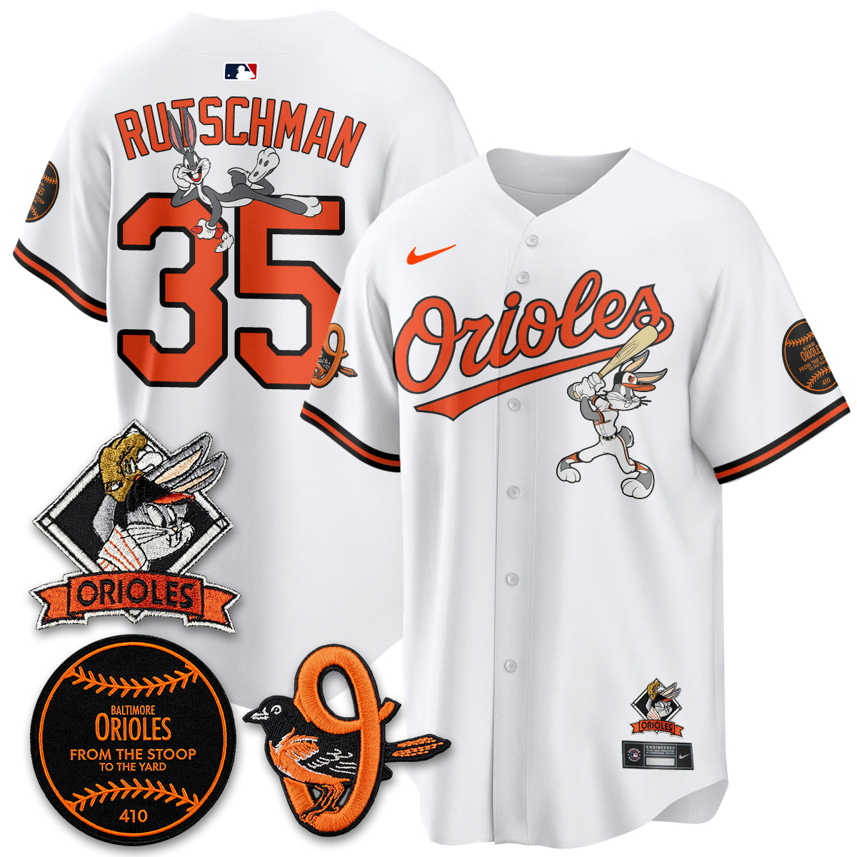 BAL x Bunny Vapor Premier Limited Jersey - Stitched by Baltimore Orioles