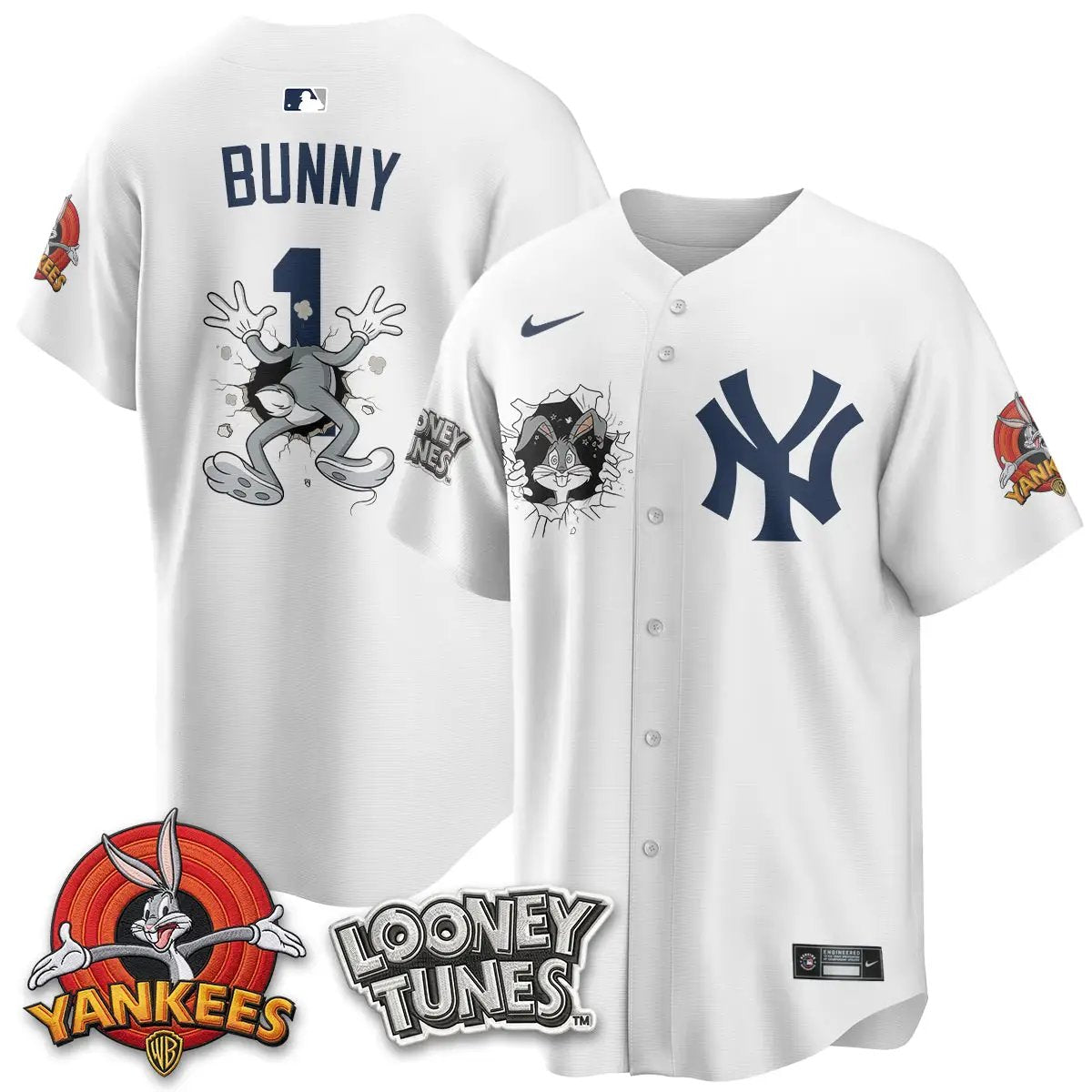NYY x Bunny Vapor Limited Jersey V3- Printed by New York Yankees