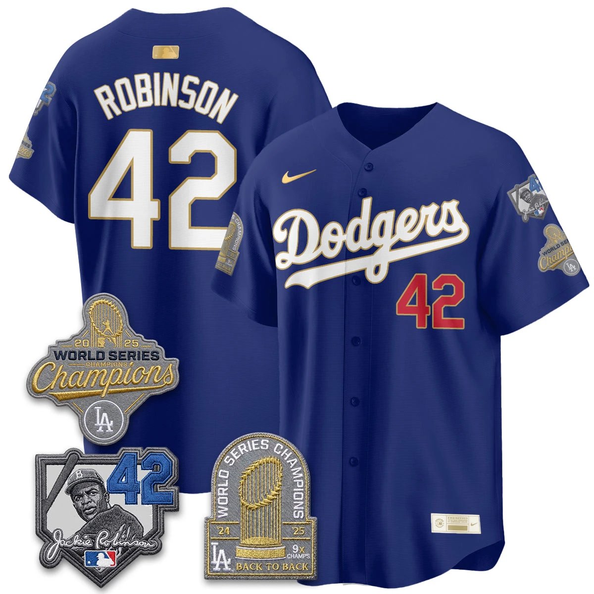 LAD 2026 Jackie Robinson New Era Vapor Limited Jersey - All Stitched by Los Angeles Dodgers