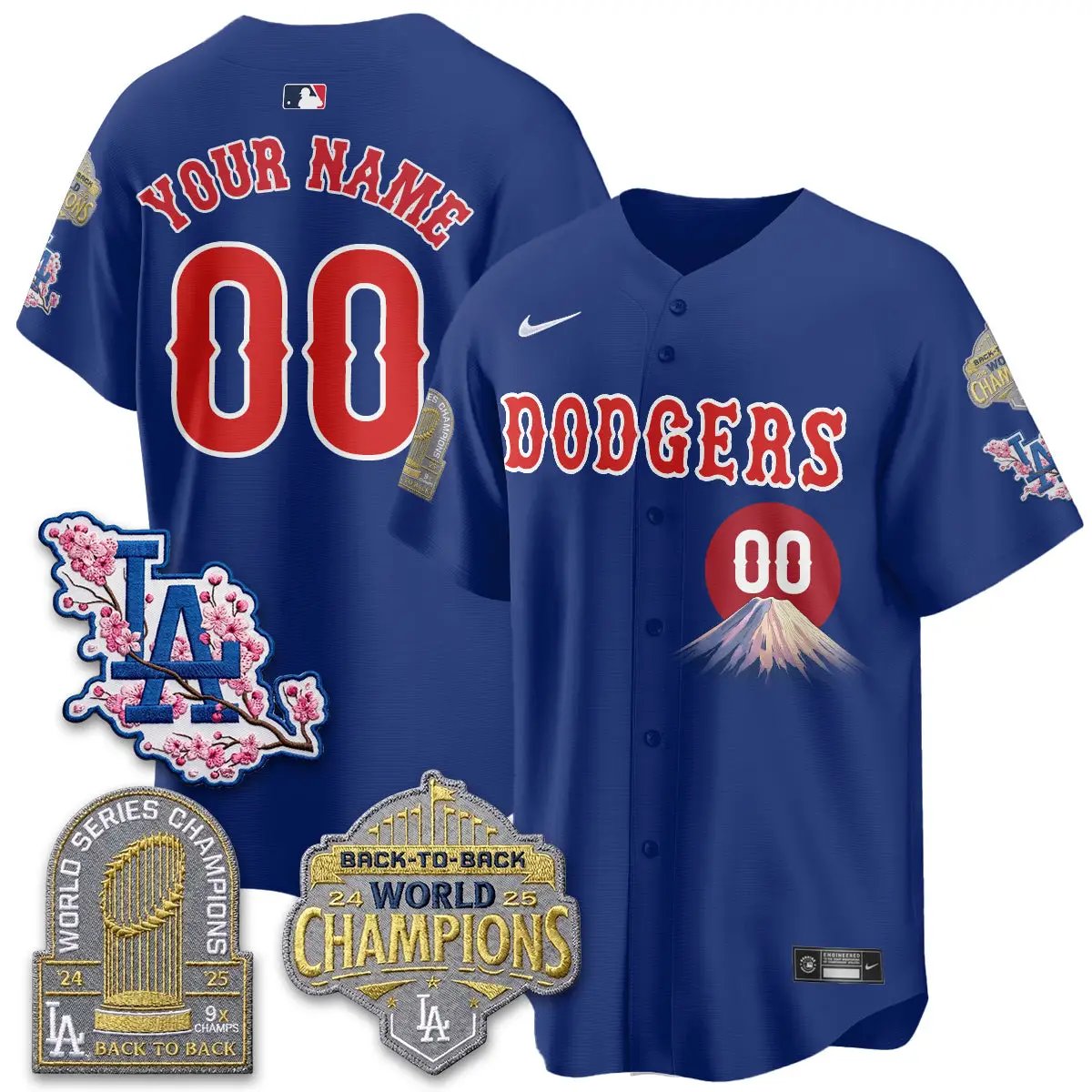 Los Angeles Dodgers Japanese Heritage Night 2026 Custom Jersey - All Stitched V2 by Los Angeles Dodgers