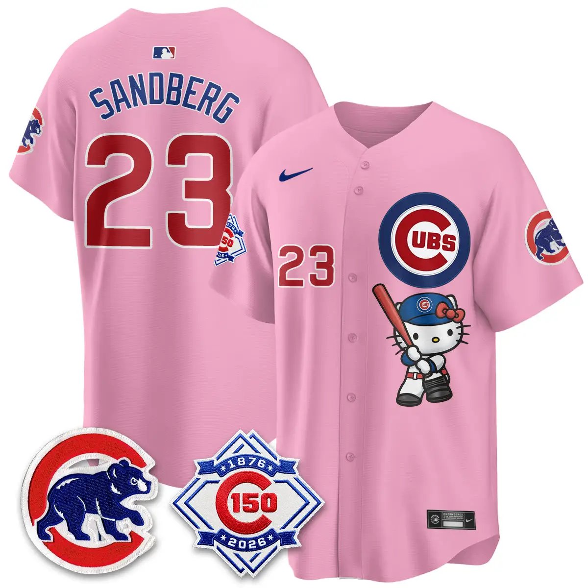 Chicago Cubs x Meow KT Vapor Premier Limited Jersey - All Stitched by Chicago Cubs