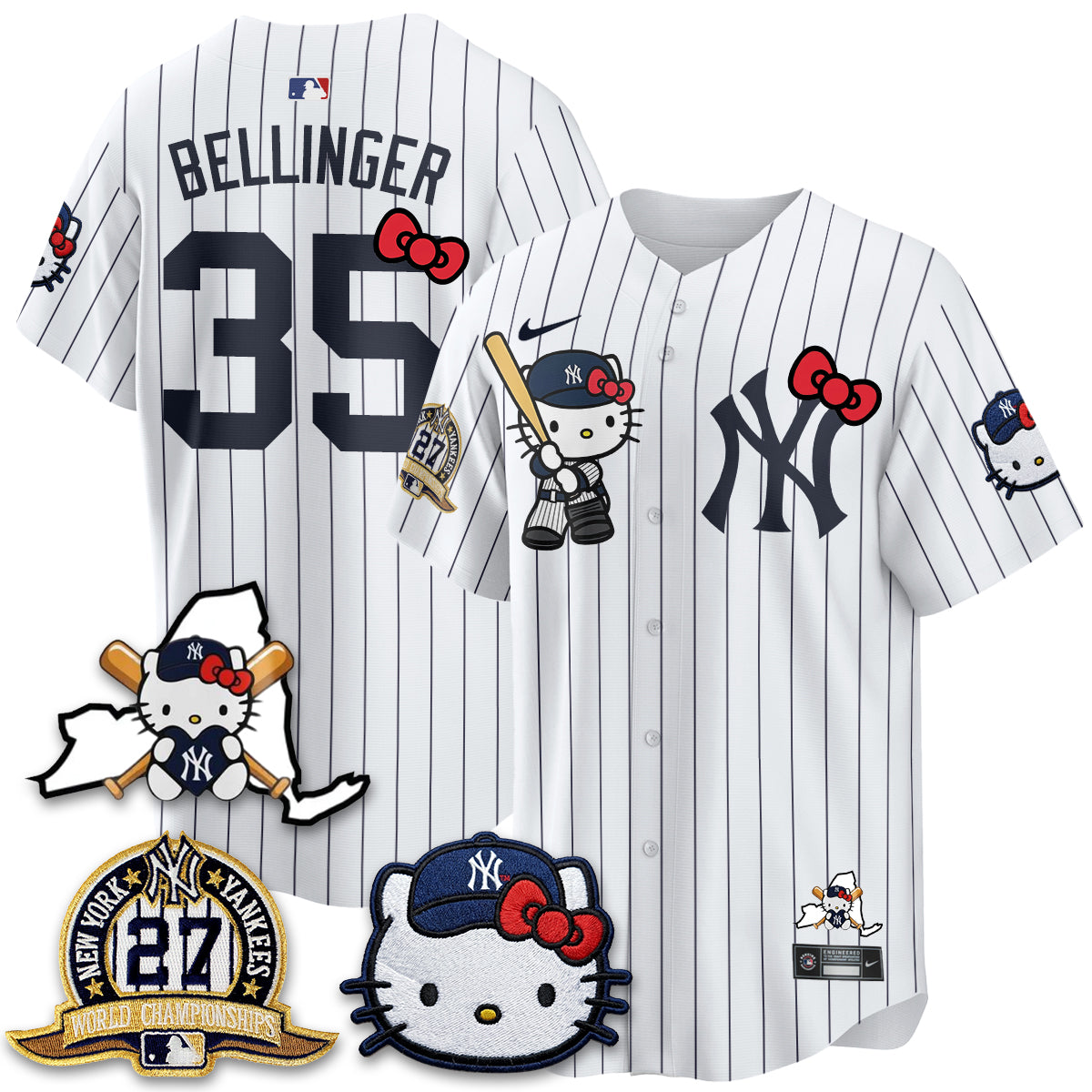 NYY Meow KT 2026 Vapor Limited Jersey - All Stitched by New York Yankees