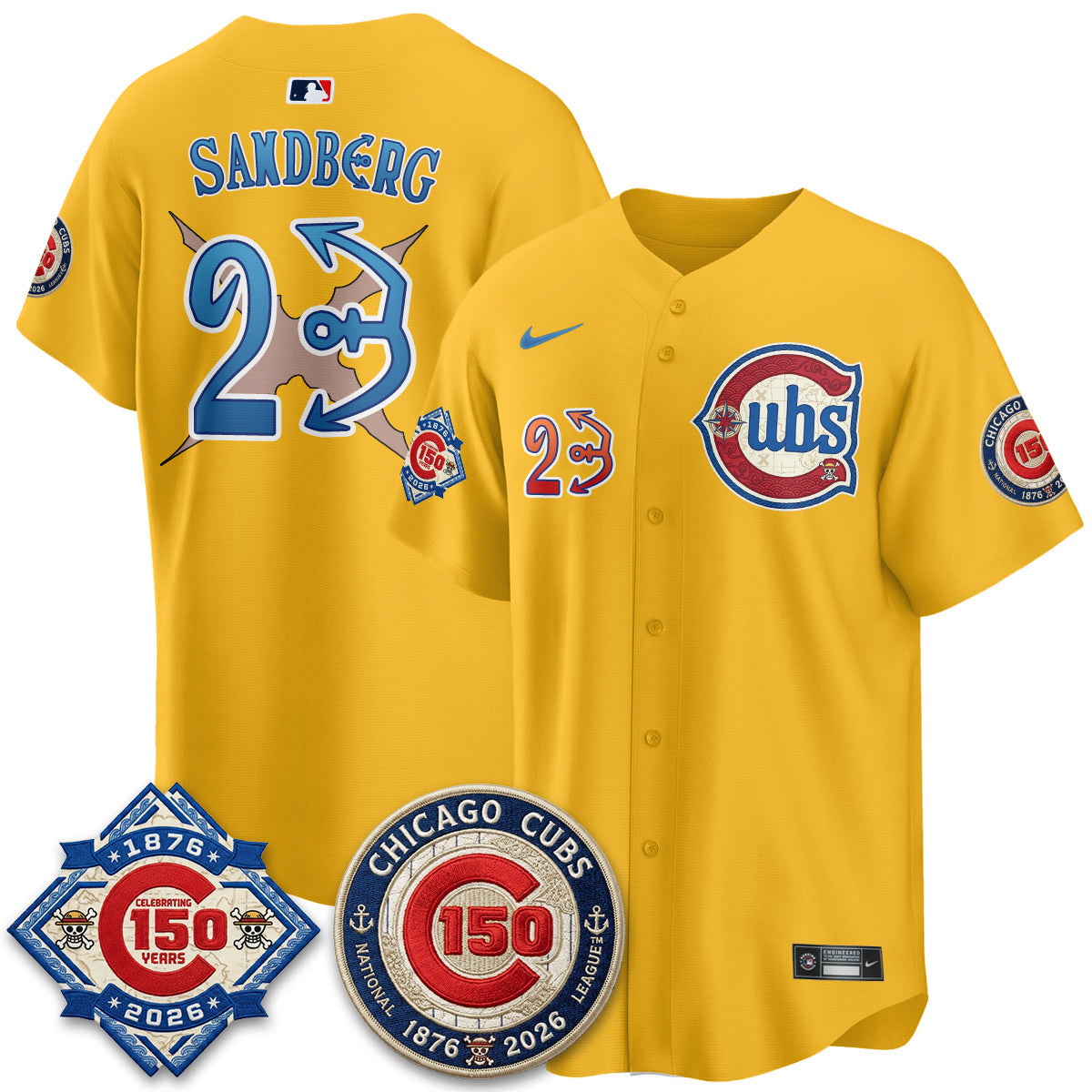 CHC x Japanese Cartoon Limited Jersey - Stitched by Chicago Cubs