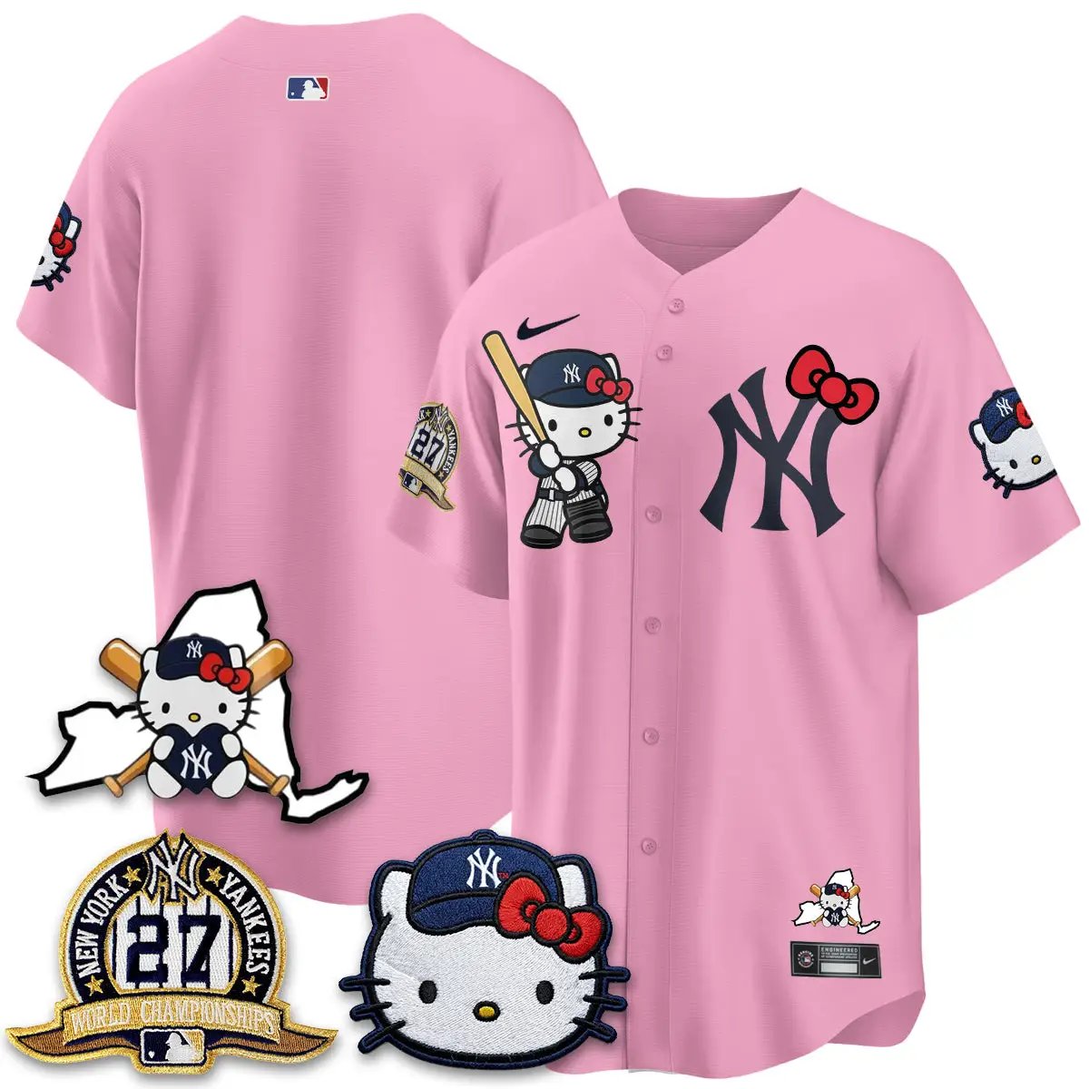 NYY Meow KT 2026 Vapor Limited Jersey - All Stitched by New York Yankees