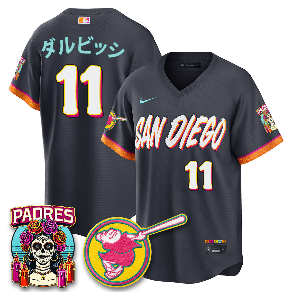 SD 2026 City Connect Vapor Limited Jersey - All Stitched by San Diego Padres