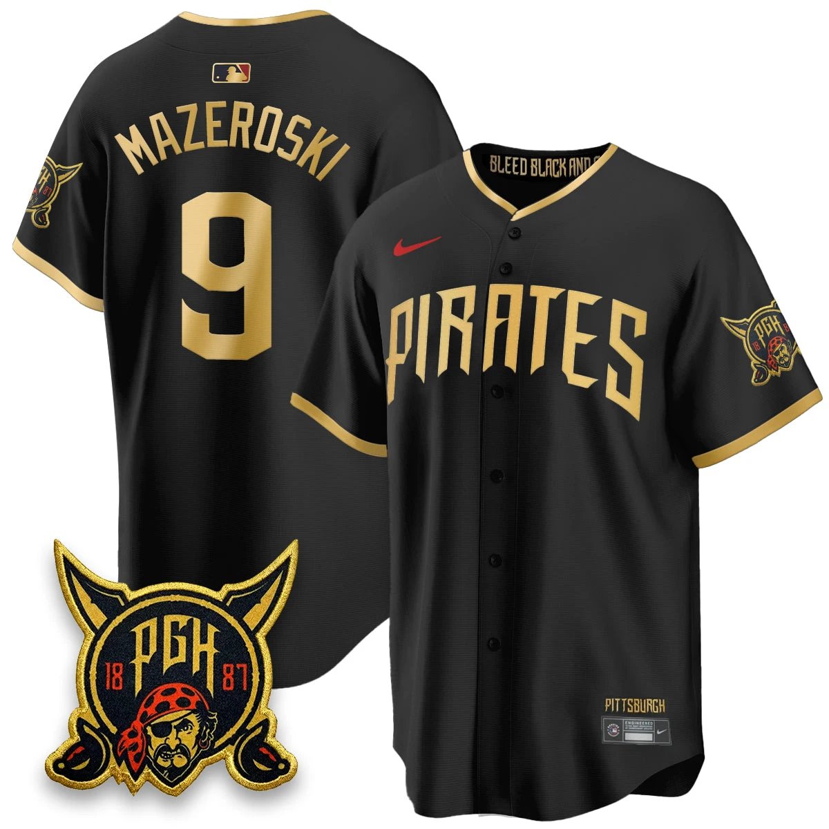 PIT 2026 City Connect Vapor Limited Jersey - All Stitched by Pittsburgh Pirates