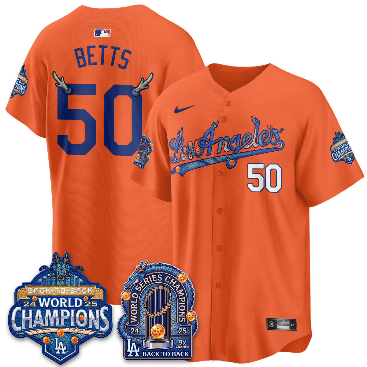 LAD x DB Night 2026 Vapor Jersey - Stitched by Los Angeles Dodgers
