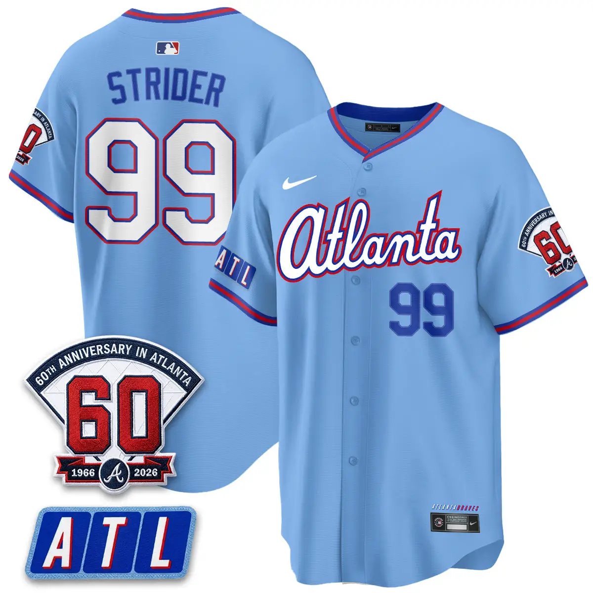 ATL 2026 City Connect Vapor Limited Jersey - All Stitched V3 by Atlanta Braves