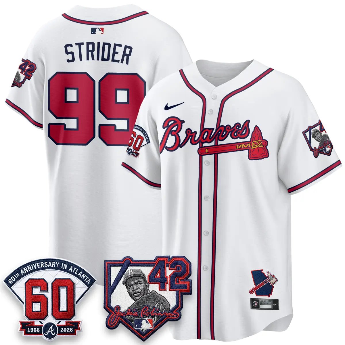 ATL 2026 Jackie Robinson Day Vapor Limited Jersey - All Stitched by Atlanta Braves