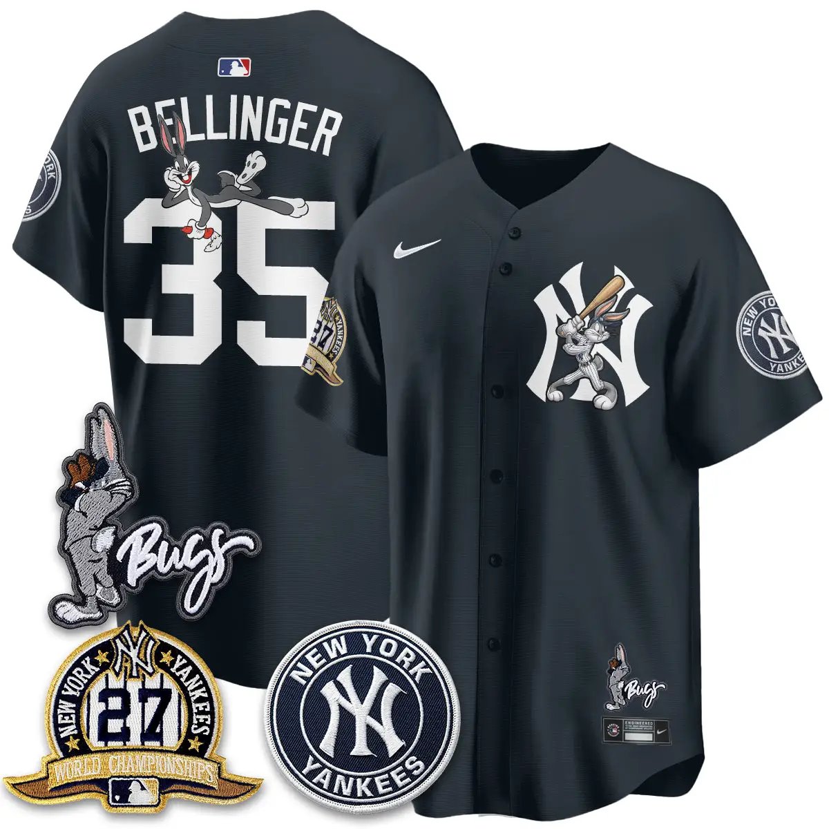 NYY Bunny Vapor Limited Jersey - All Stitched by New York Yankees