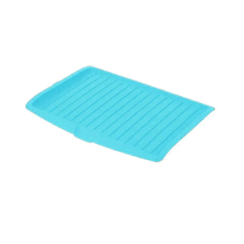 Drain Rack Kitchen Silicone Dish Drainer Tray Large Sink Drying Rack by Bowlift