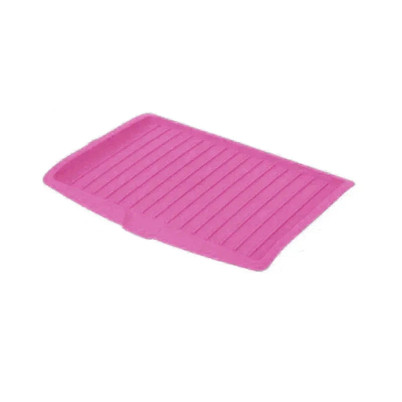 Drain Rack Kitchen Silicone Dish Drainer Tray Large Sink Drying Rack by Bowlift