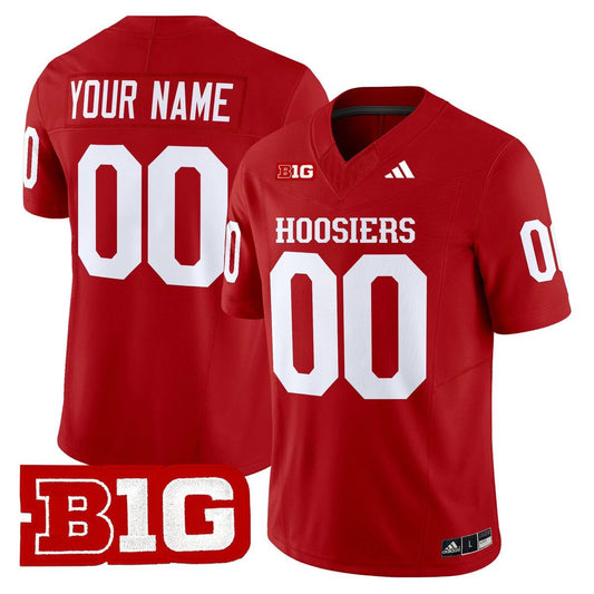 Custom Indiana Hoosiers Jersey Name, Number 2025 Limited Stitched Crimson by My Store