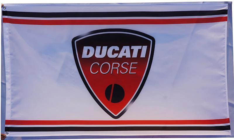 Ducati FLAG-Ducati BANNER -3x5 ft motorcycles banner by flagsshop