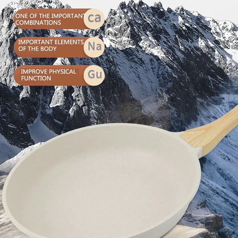 Durable Non-Stick Ceramic Frying Pan and Wok Pan Universal Cookware by Bowlift