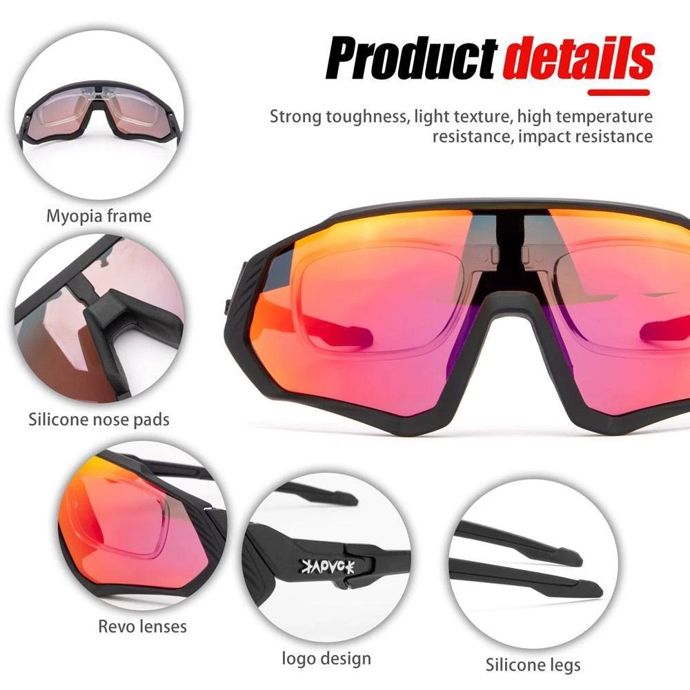 Dynamo Eyewear - Riding Bicycle Sunglasses Polarized Lenses by BowLift