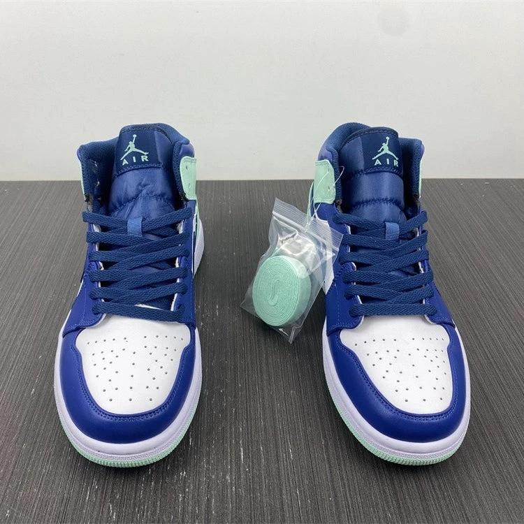 Air Jordan 1 Mid Blue Mint by Air Jordan
