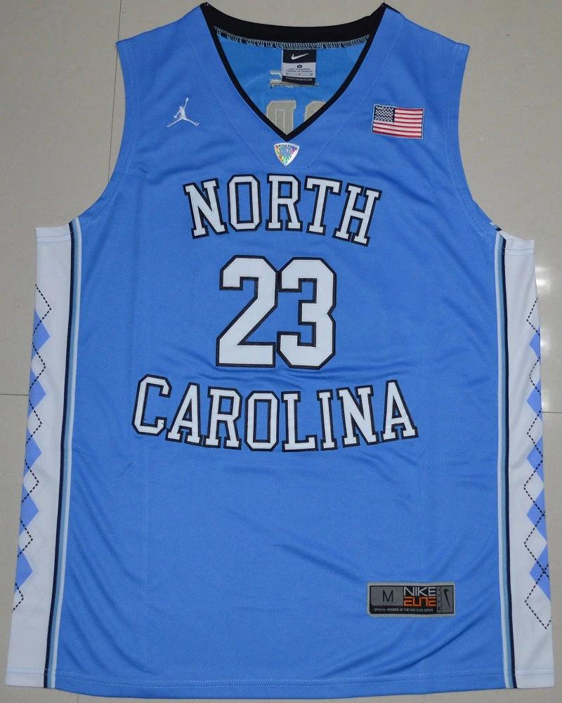 North Carolina Tar Heels #23 Michael Jordan NCAA Basketball Jersey Blue by My store basketball