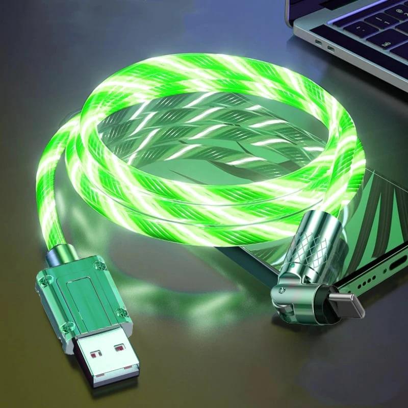Magnetic Charging Cable | 540° Rotating Connector | Fast Charge with LED Glow by BowLift