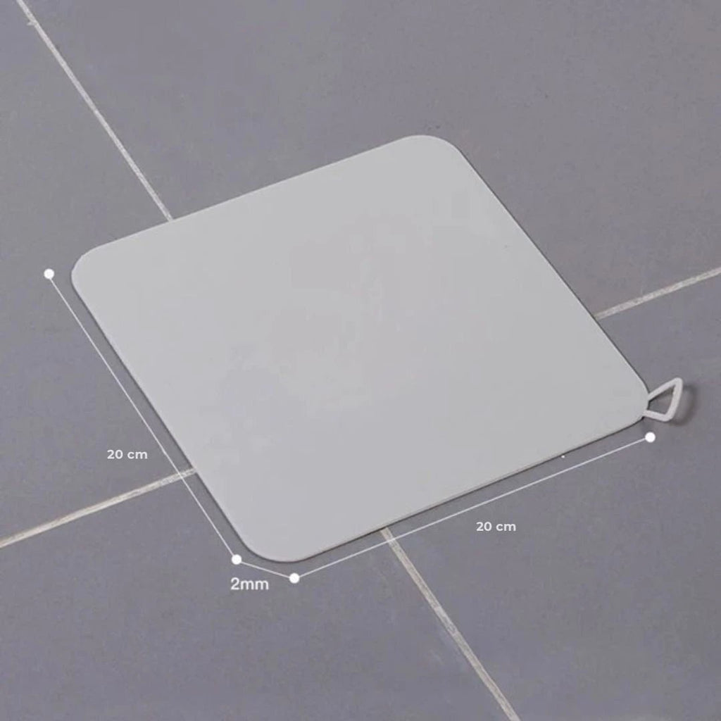 EcoFlow Shower Drain Silicone Cover | Anti Odour Mat - Catches Hair and Debris - Prevents Clogs in the Shower Bowlift by Bowlift