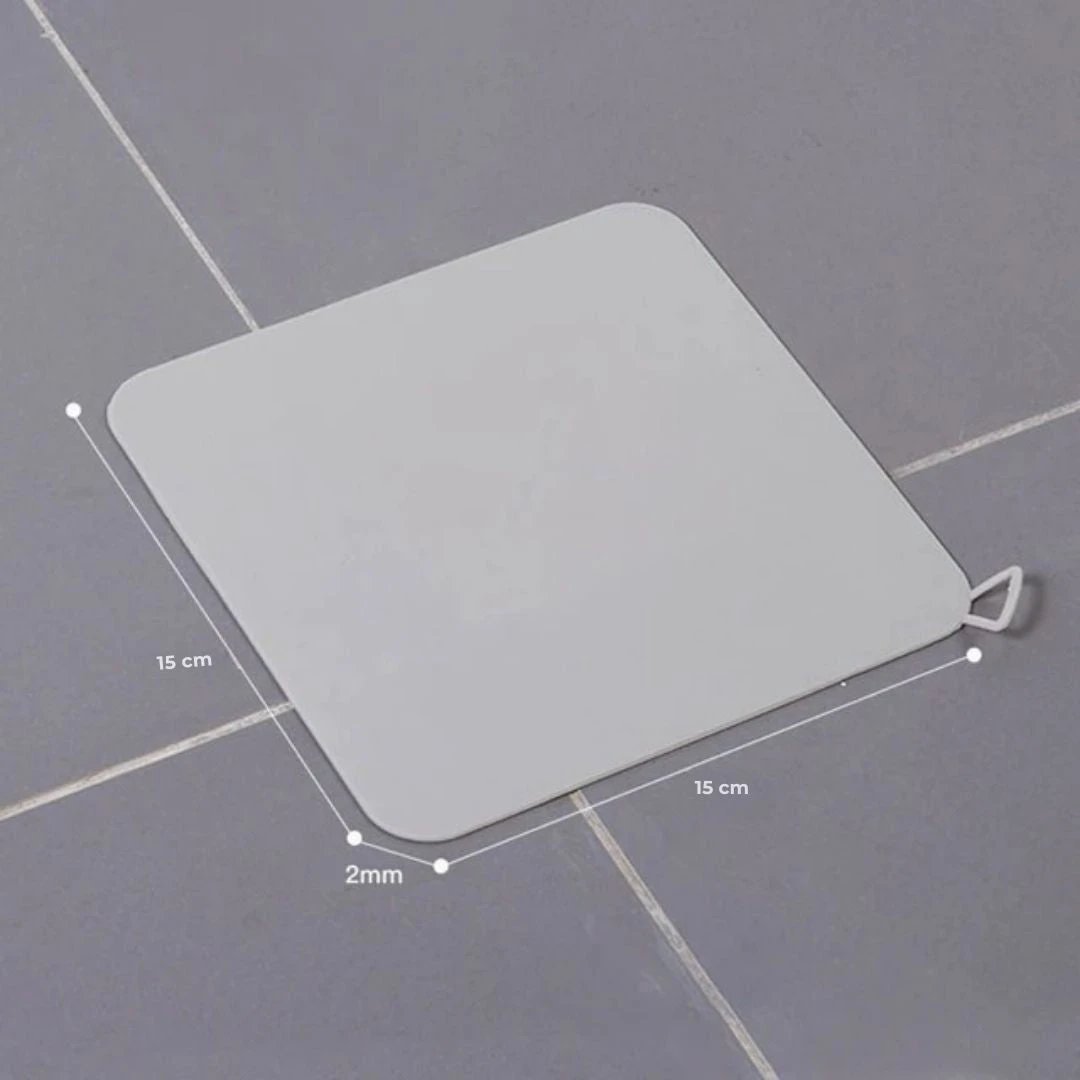 EcoFlow Shower Drain Silicone Cover | Anti Odour Mat - Catches Hair and Debris - Prevents Clogs in the Shower Bowlift by Bowlift