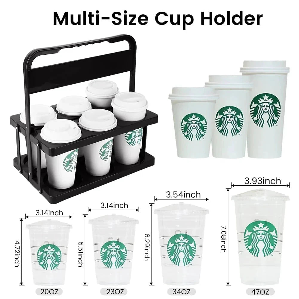 Foldable Drink Holder – Portable holder for six drinks with reinforced support by BowLift