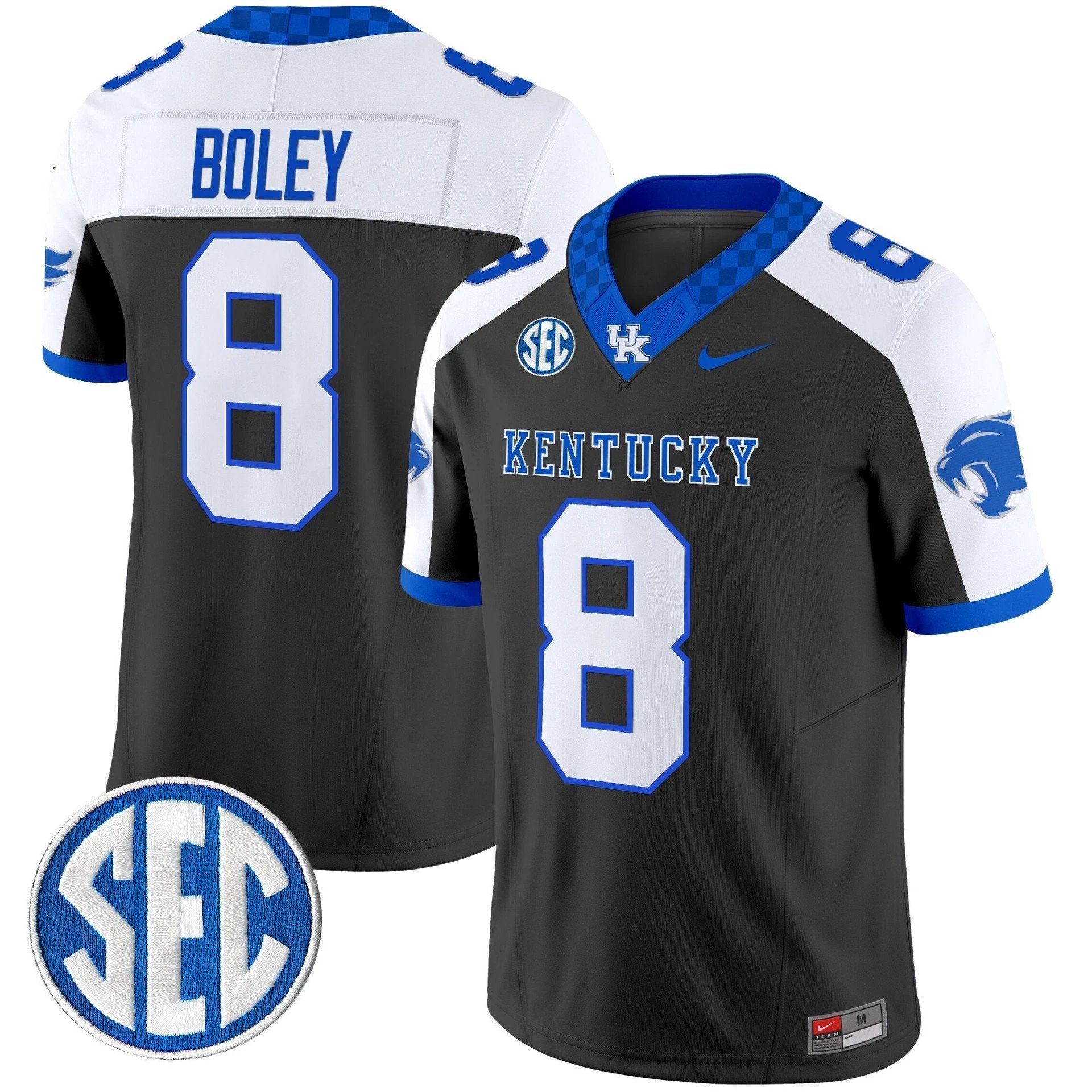 Cutter Boley Jersey #8 Kentucky Wildcats 2025 Limited Stitched Black Alter by My Store