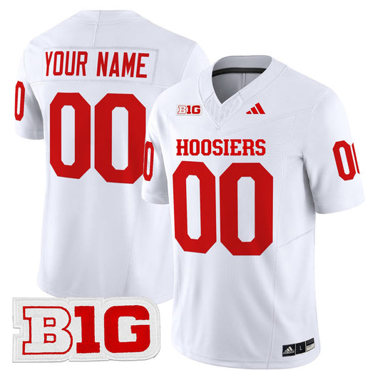Custom Indiana Hoosiers Jersey Name, Number 2025 Limited Stitched White by My Store